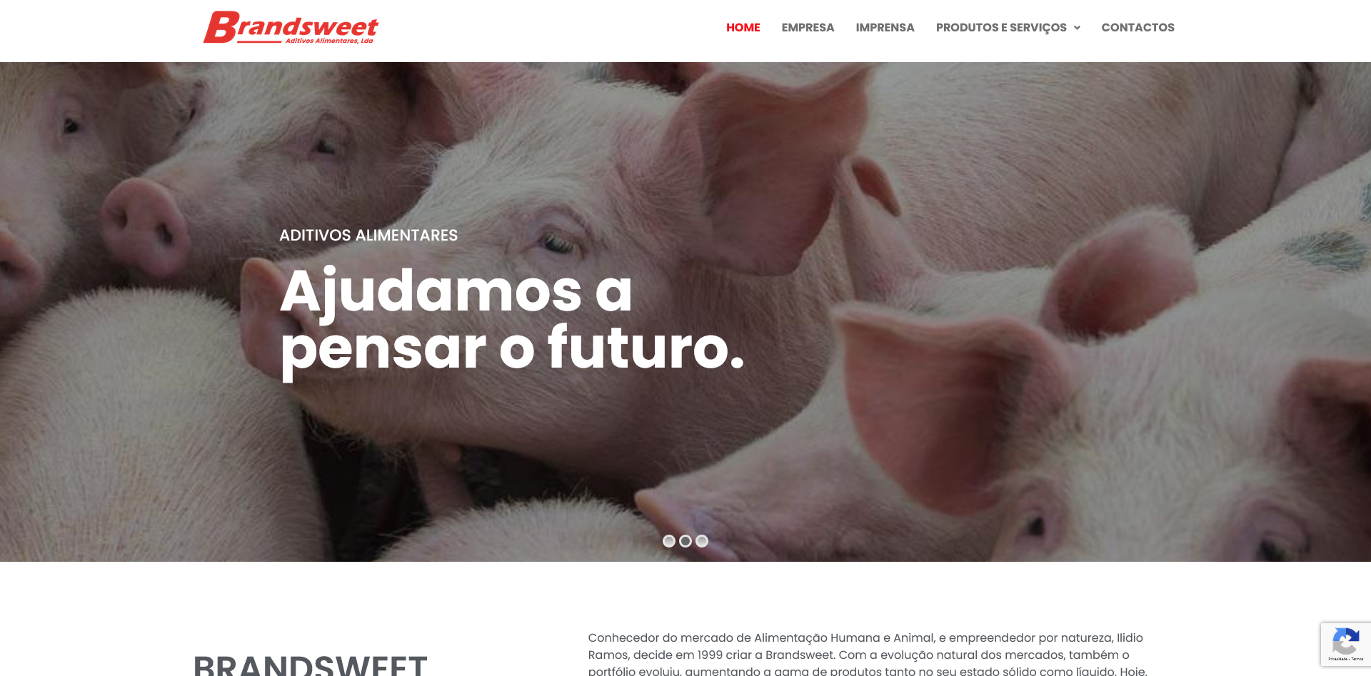 Projeto: Brandsweet (Website One Page)