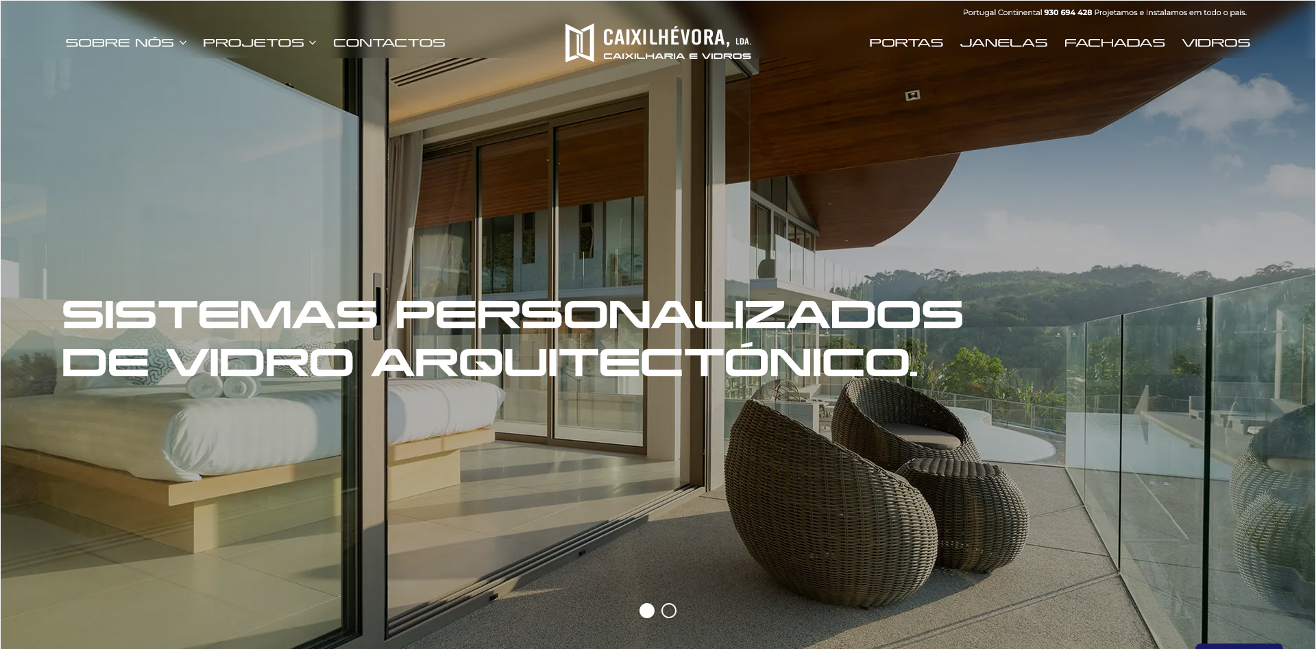 Projeto: Caixilhevora (Website Corporativo)